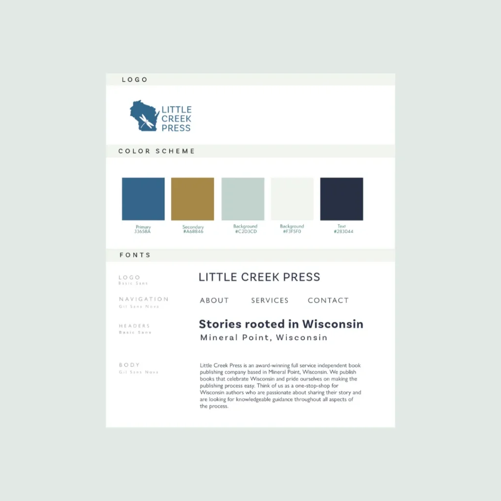 Brand Guide for Little Creek Press